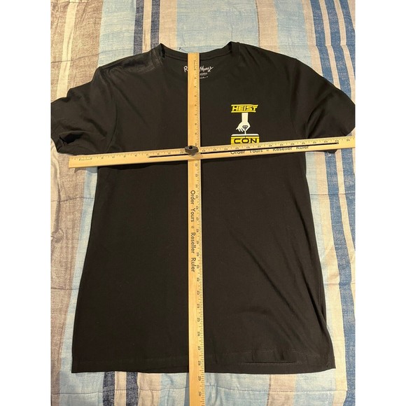 Rick and Morty men's L double-sided tee Heist con special guest miles knightly - Picture 3 of 9